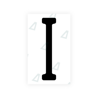 Alite Nanofilm for US (New Jersey - Embossed) license plates - Symbol "I" v² - Alite