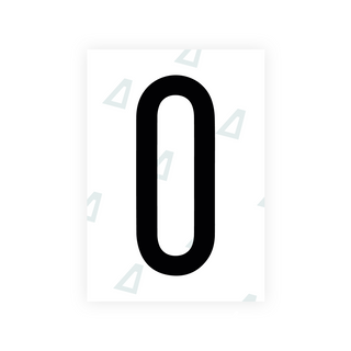 Alite Nanofilm for US (Illinois 2006 - Round) license plates - Symbol "0"