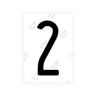 Alite Nanofilm for US (Illinois 2006 - Round) license plates - Symbol "2"