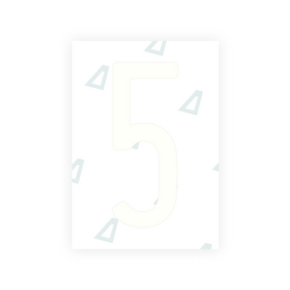 Alite Nanofilm für US-Kennzeichen (Illinois 2006 - Rund) - Symbol "5"