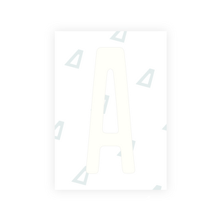 Alite Nanofilm for US (Illinois 2006 - Round) license plates - Symbol "A"