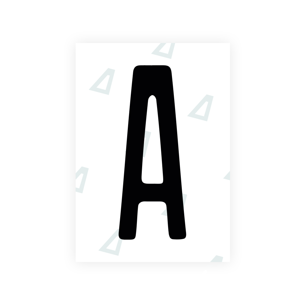 Alite Nanofilm for US (Illinois 2006 - Round) license plates - Symbol "A"