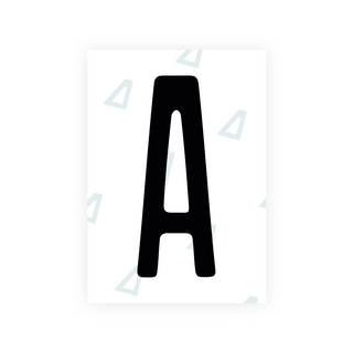 Alite Nanofilm for US (Illinois 2006 - Round) license plates - Symbol "A"
