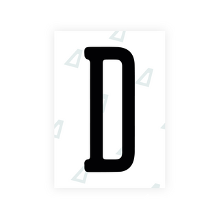 Alite Nanofilm for US (Illinois 2006 - Round) license plates - Symbol "D"