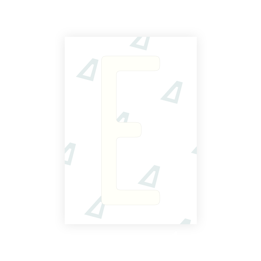 Alite Nanofilm for US (Illinois 2006 - Round) license plates - Symbol "E"