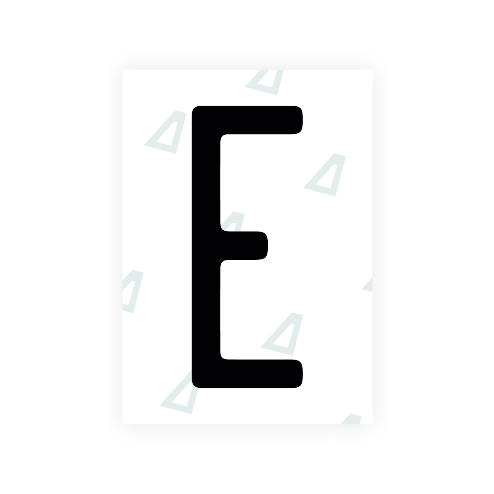 Alite Nanofilm for US (Illinois 2006 - Round) license plates - Symbol "E"