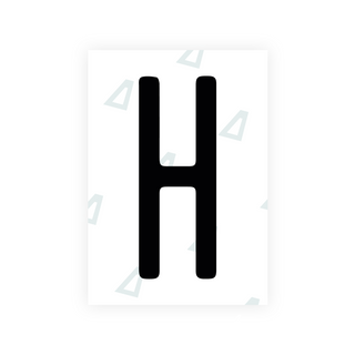 Alite Nanofilm for US (Illinois 2006 - Round) license plates - Symbol "H"