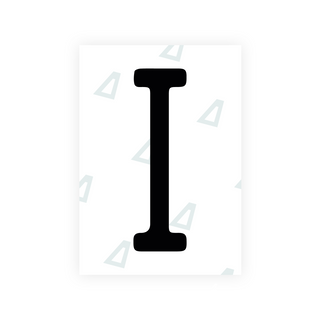 Alite Nanofilm for US (Illinois 2006 - Round) license plates - Symbol "I"