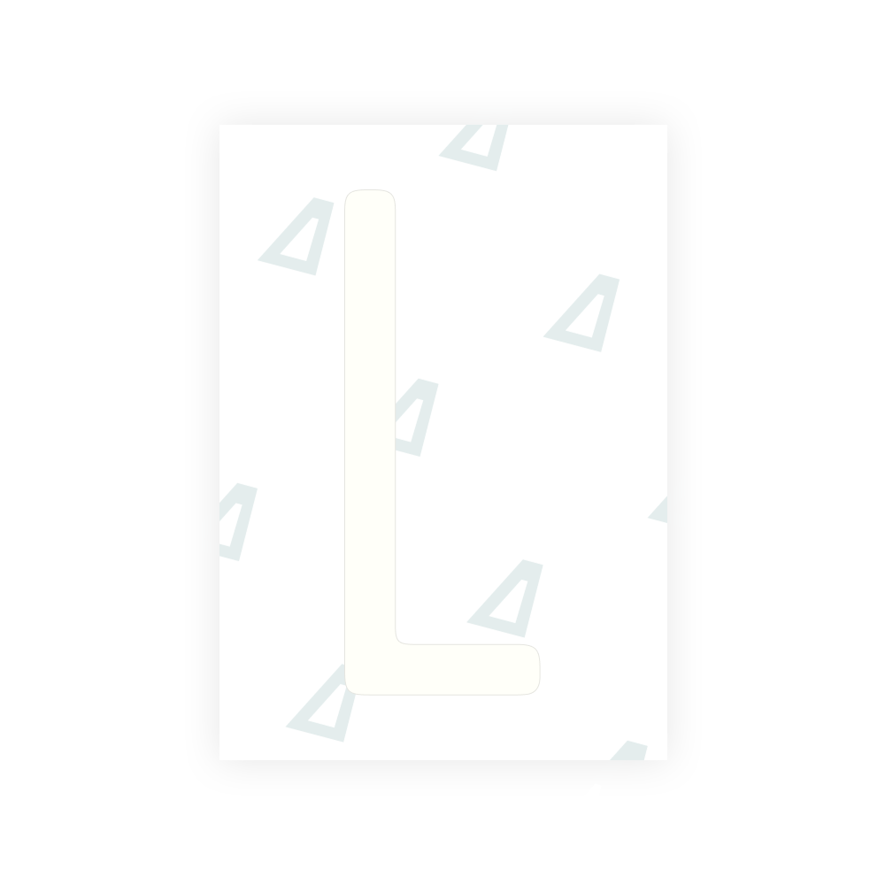 Alite Nanofilm for US (Illinois 2006 - Round) license plates - Symbol "L"