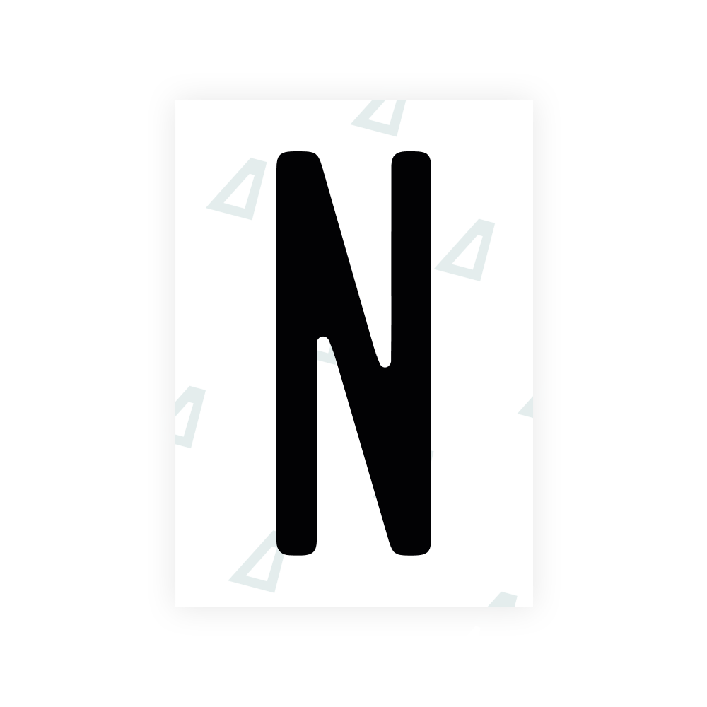 Alite Nanofilm for US (Illinois 2006 - Round) license plates - Symbol "N"