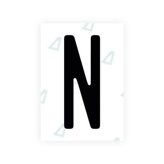 Alite Nanofilm for US (Illinois 2006 - Round) license plates - Symbol "N"