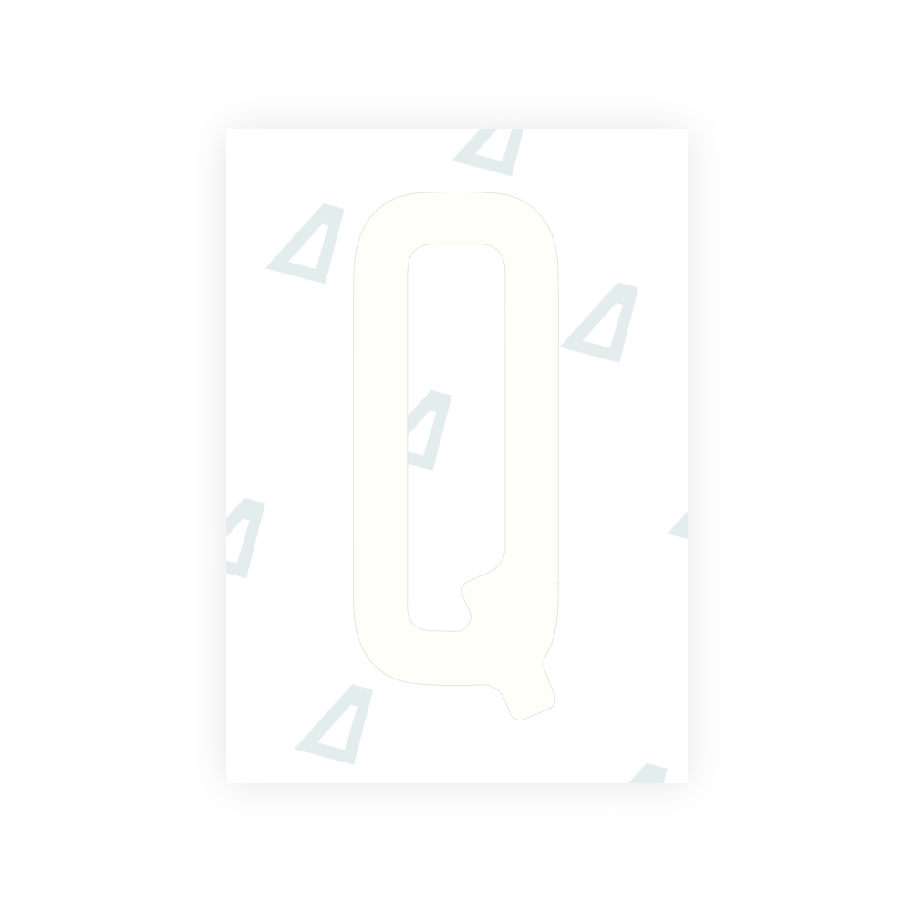 Alite Nanofilm for US (Illinois 2006 - Round) license plates - Symbol "Q"