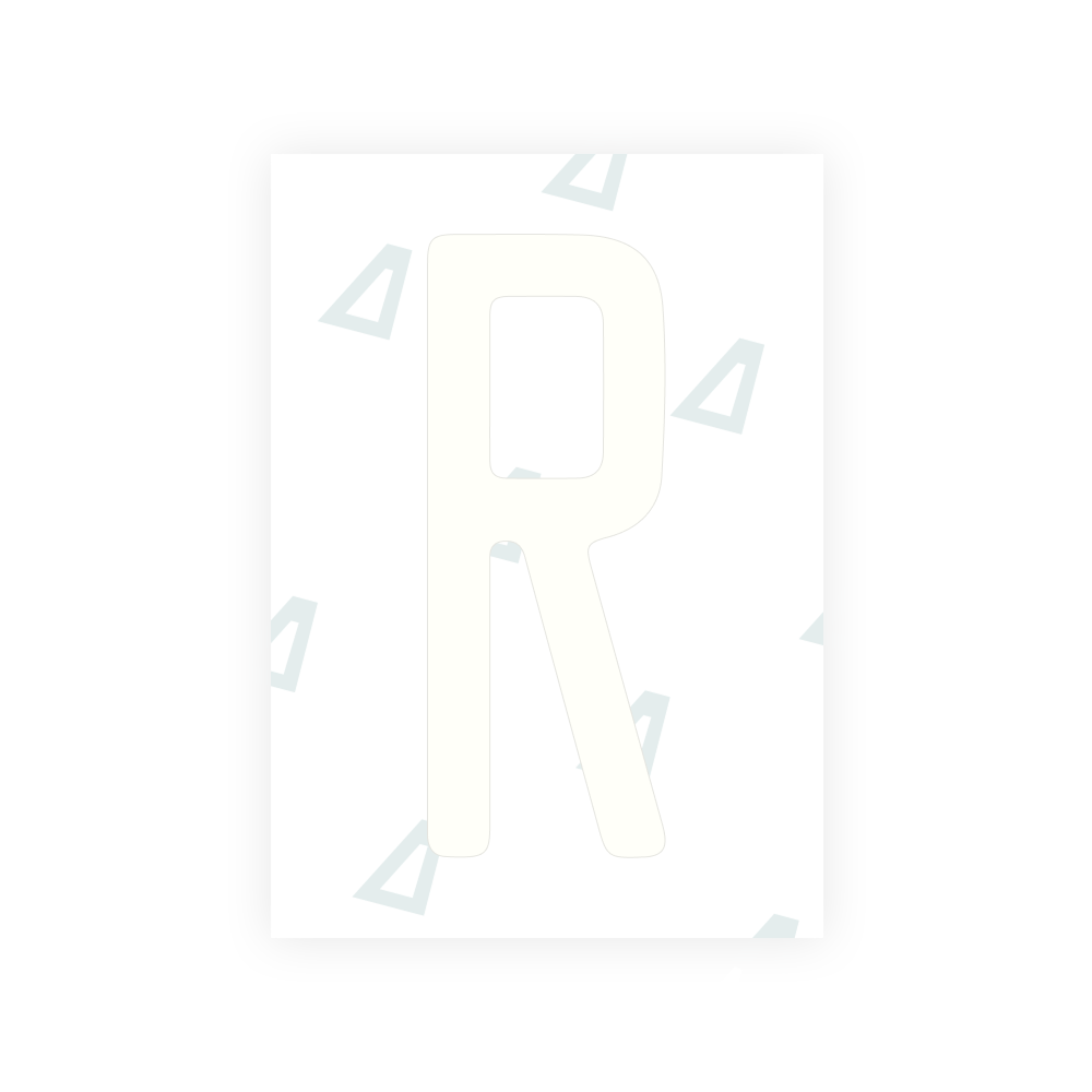 Alite Nanofilm for US (Illinois 2006 - Round) license plates - Symbol "R"