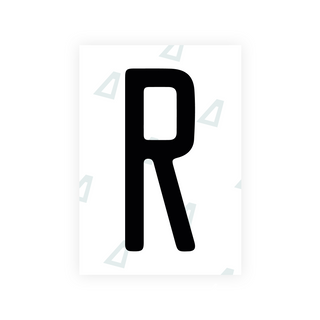 Alite Nanofilm for US (Illinois 2006 - Round) license plates - Symbol "R"
