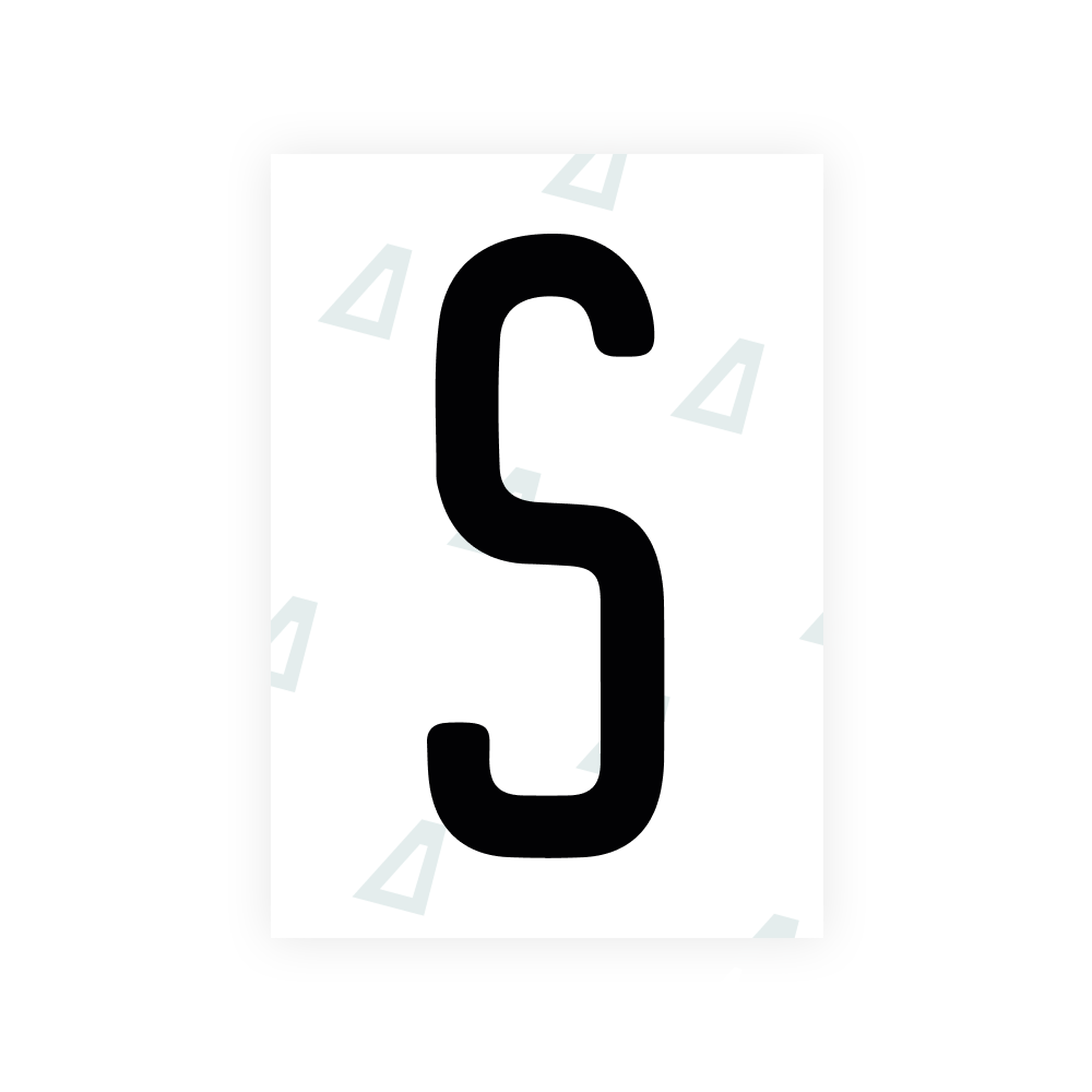 Alite Nanofilm für US-Kennzeichen (Illinois 2006 - Rund) - Symbol "S"
