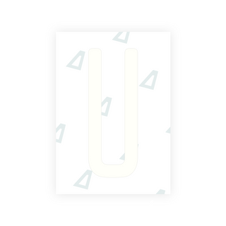 Alite Nanofilm for US (Illinois 2006 - Round) license plates - Symbol "U"