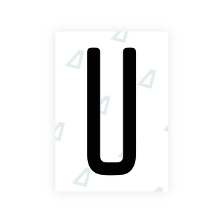 Alite Nanofilm for US (Illinois 2006 - Round) license plates - Symbol "U"