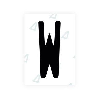 Alite Nanofilm for US (Illinois 2006 - Round) license plates - Symbol "W"