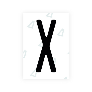 Alite Nanofilm for US (Illinois 2006 - Round) license plates - Symbol "X"