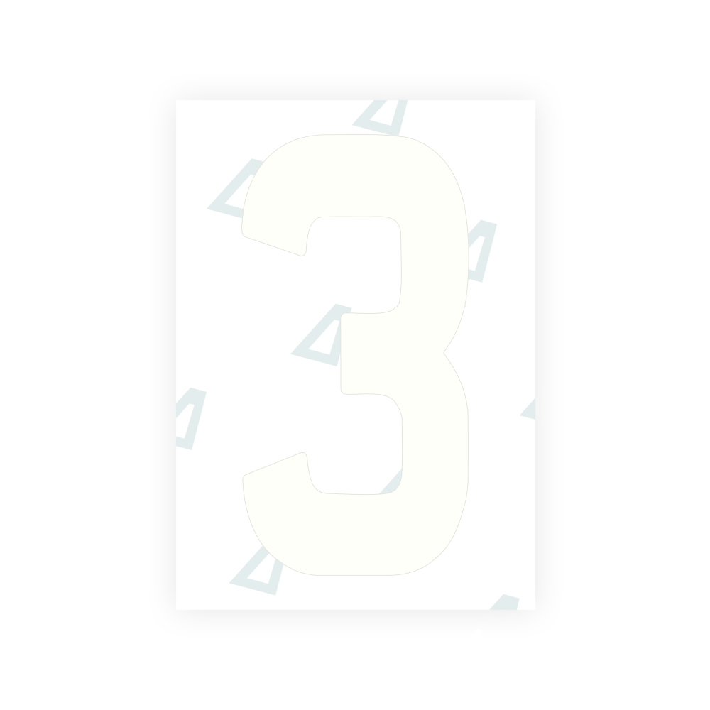 Alite Nanofilm for Ireland license plates - Symbol "2"