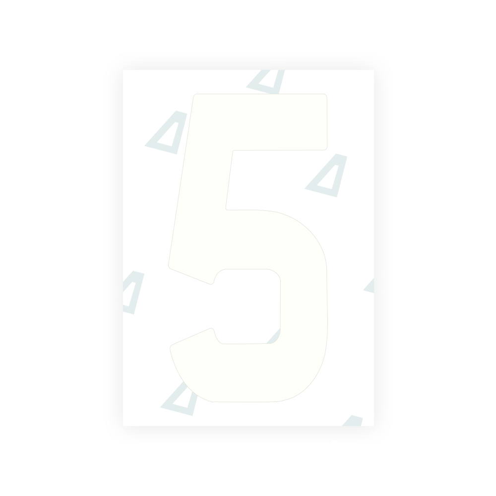 Alite Nanofilm for Ireland license plates - Symbol "4"
