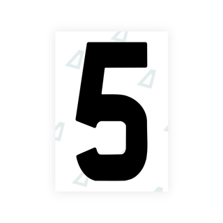 Alite Nanofilm for Ireland license plates - Symbol "5"