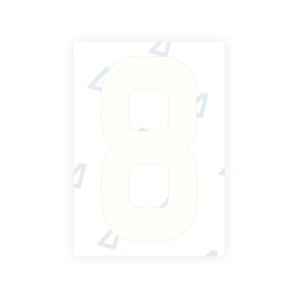 Alite Nanofilm for Ireland license plates - Symbol "8"