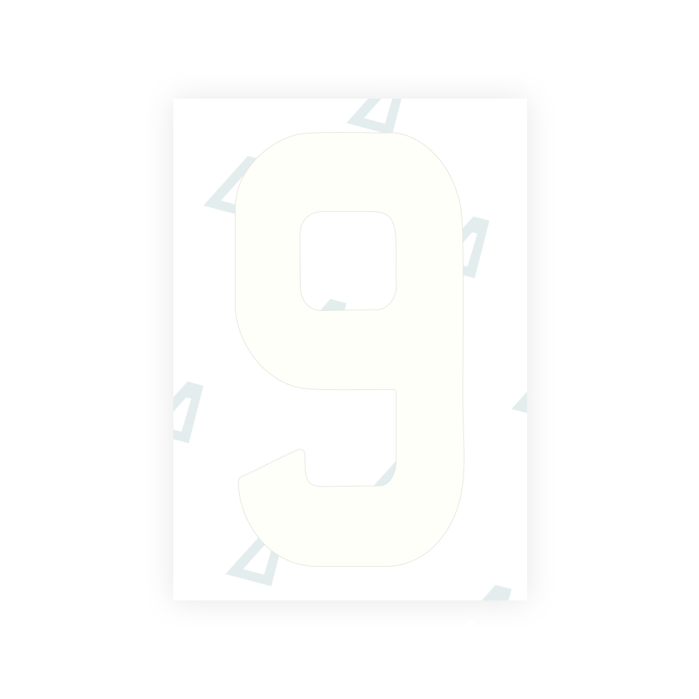 Alite Nanofilm for Ireland license plates - Symbol "9"