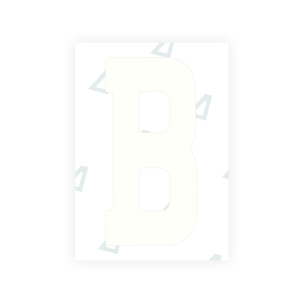 Alite Nanofilm for Ireland license plates - Symbol "B"