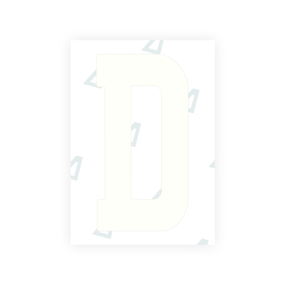 Alite Nanofilm for Ireland license plates - Symbol "D"