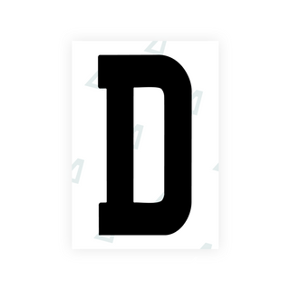 Alite Nanofilm for Ireland license plates - Symbol "D"