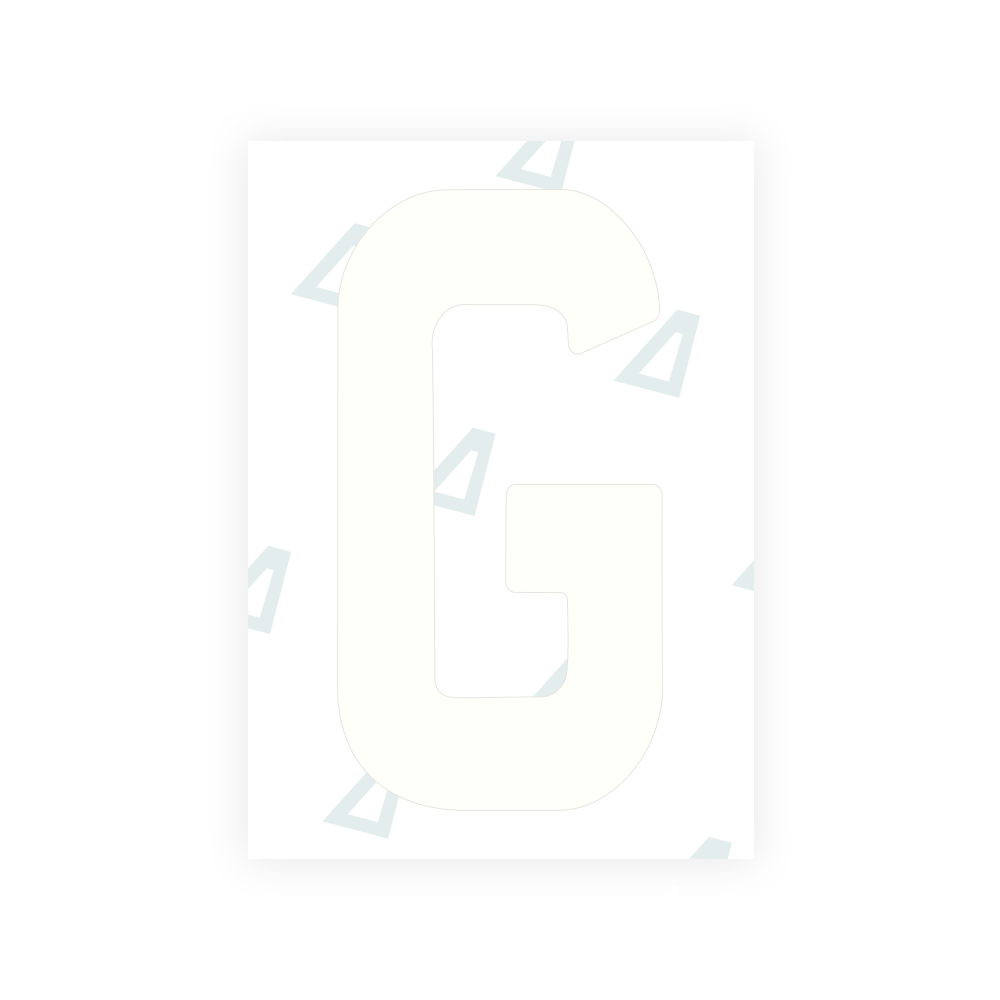 Alite Nanofilm for Ireland license plates - Symbol "G"