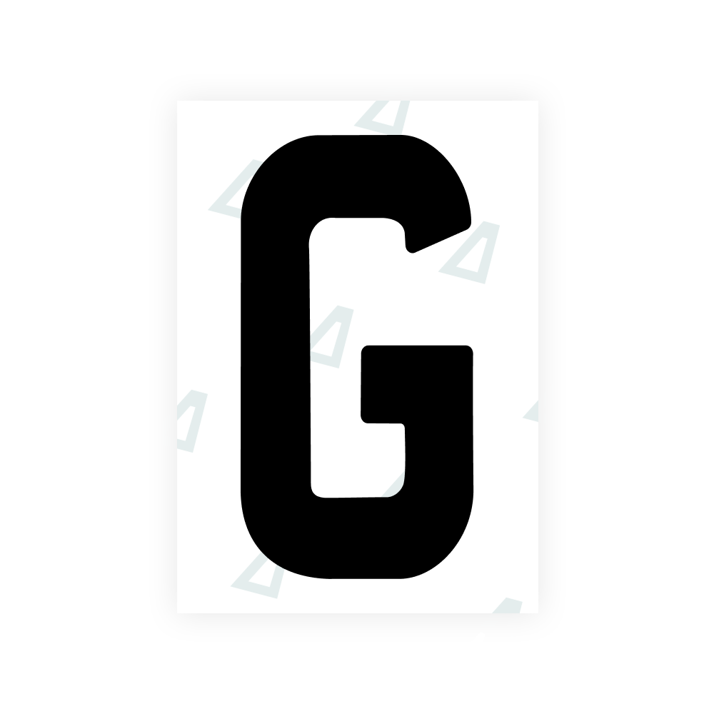 Alite Nanofilm for Ireland license plates - Symbol "G"