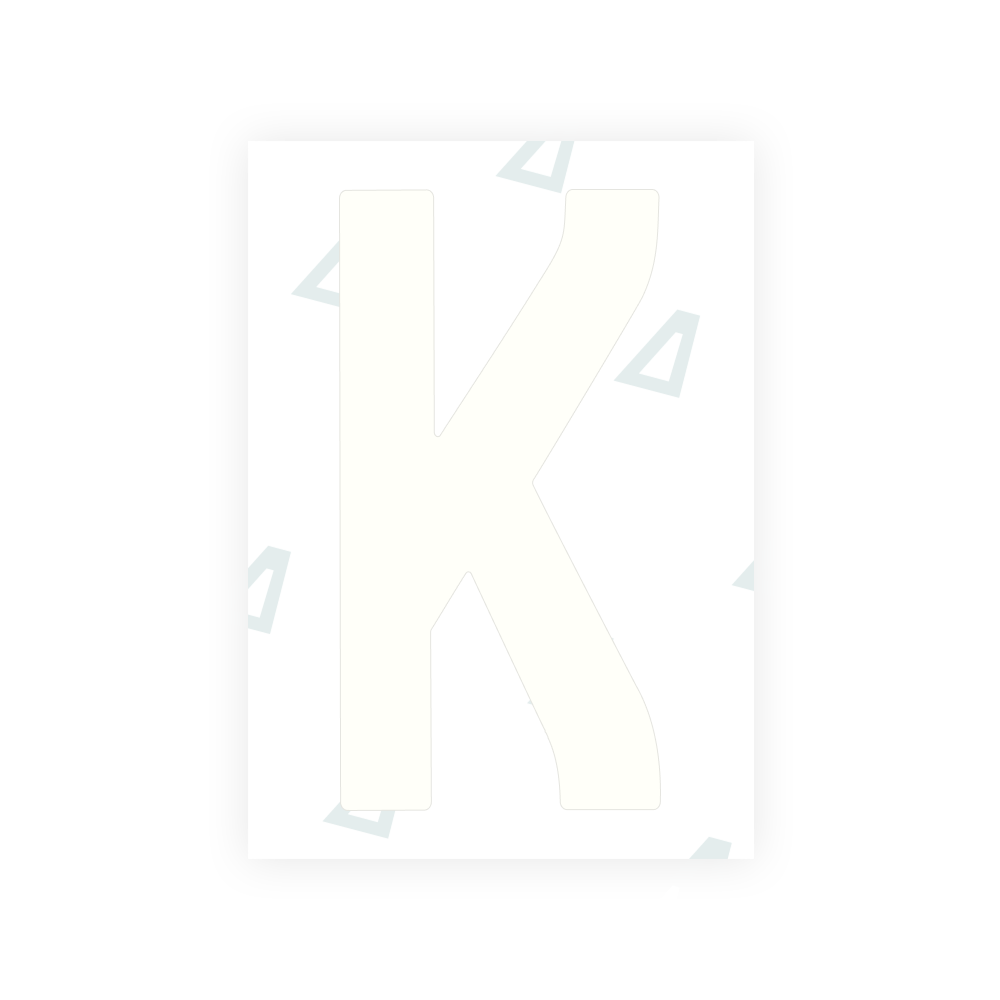 Alite Nanofilm for Ireland license plates - Symbol "K"
