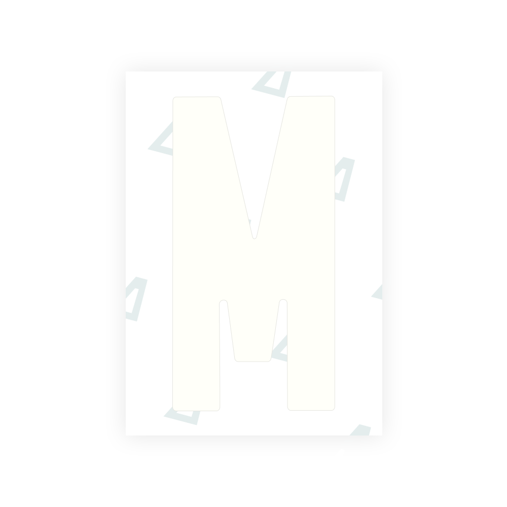 Alite Nanofilm for Ireland license plates - Symbol "M"