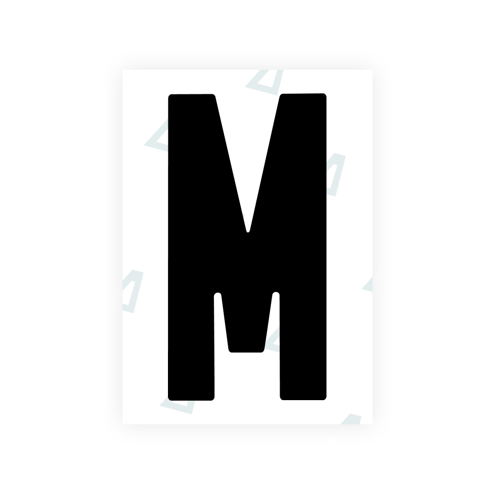 Alite Nanofilm for Ireland license plates - Symbol "M"