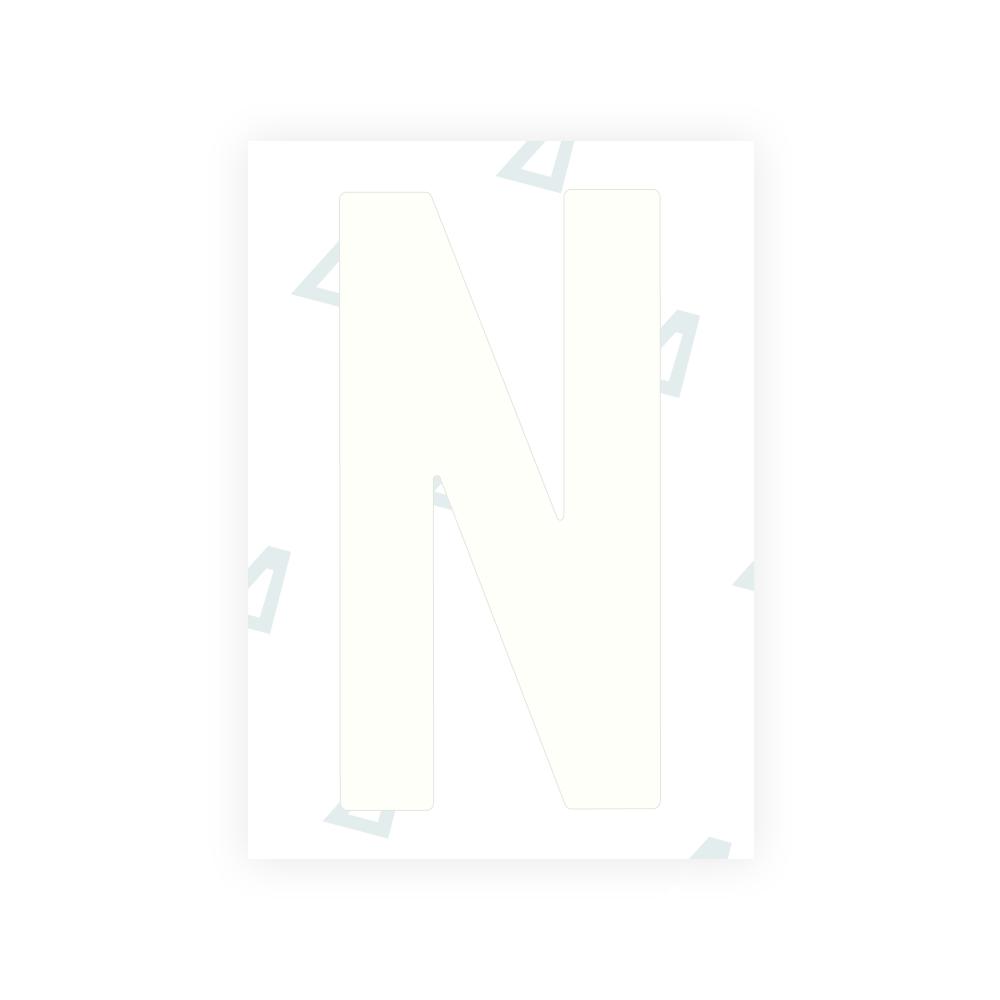 Alite Nanofilm for Ireland license plates - Symbol "N"