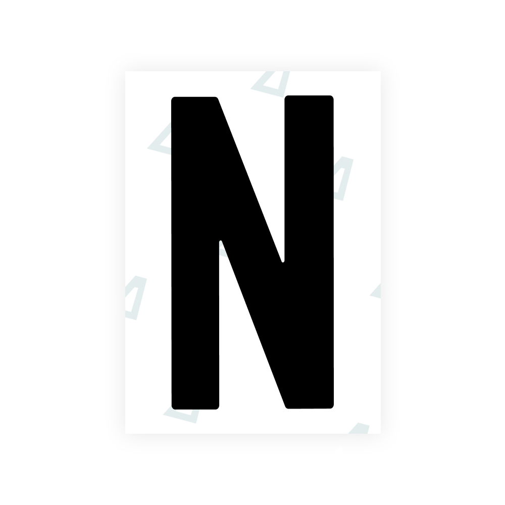 Alite Nanofilm for Ireland license plates - Symbol "N"