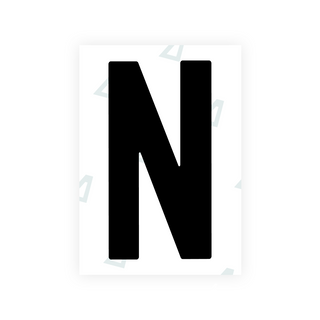 Alite Nanofilm for Ireland license plates - Symbol "N"