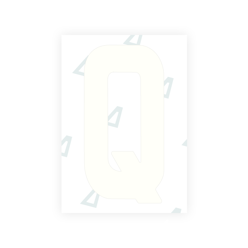 Alite Nanofilm for Ireland license plates - Symbol "Q"