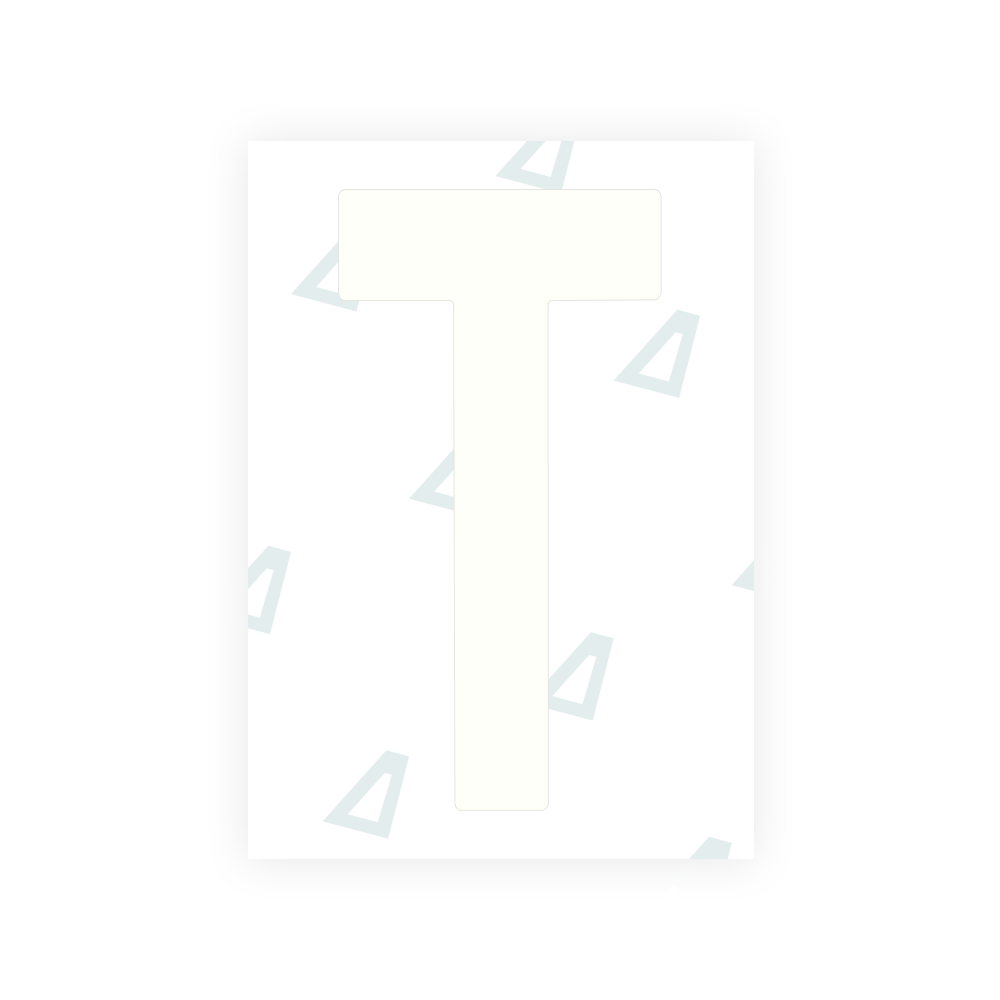 Alite Nanofilm for Ireland license plates - Symbol "T"