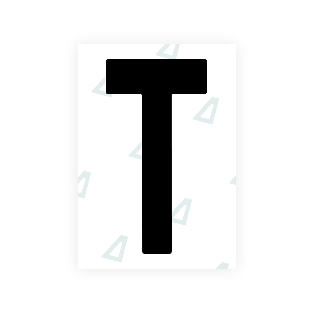 Alite Nanofilm for Ireland license plates - Symbol "T"