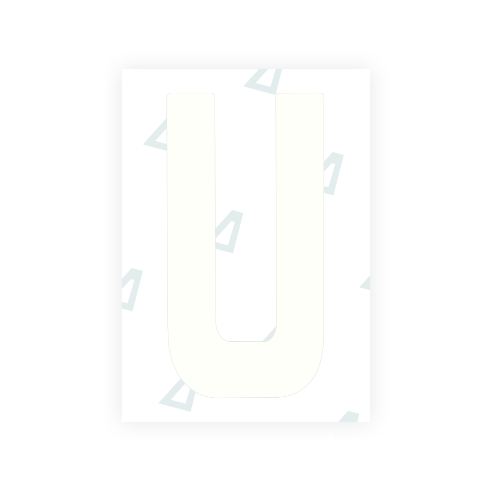 Alite Nanofilm for Ireland license plates - Symbol "U"