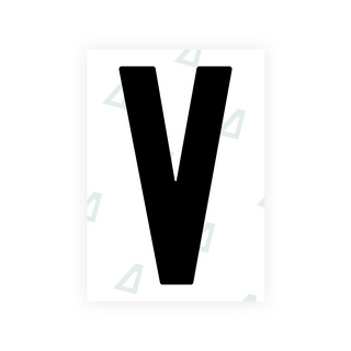 Alite Nanofilm for Ireland license plates - Symbol "V"