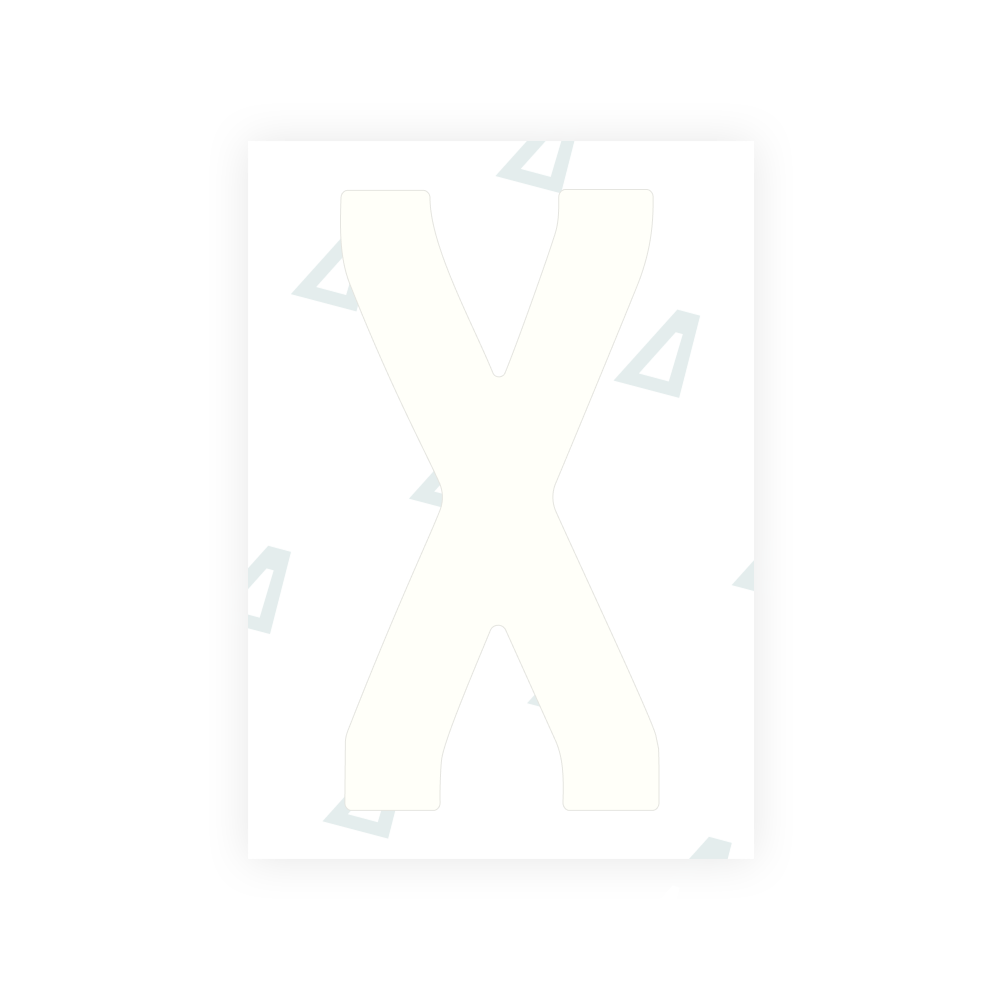Alite Nanofilm for Ireland license plates - Symbol "X"