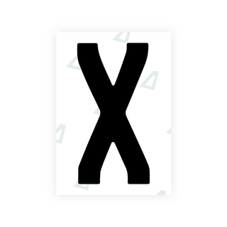 Alite Nanofilm for Ireland license plates - Symbol "X"