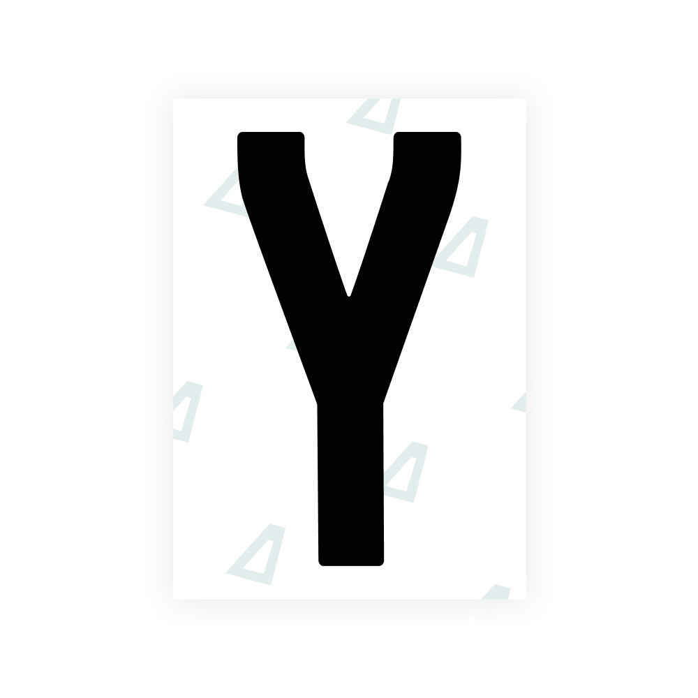 Alite Nanofilm for Ireland license plates - Symbol "Y"