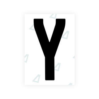 Alite Nanofilm for Ireland license plates - Symbol "Y"
