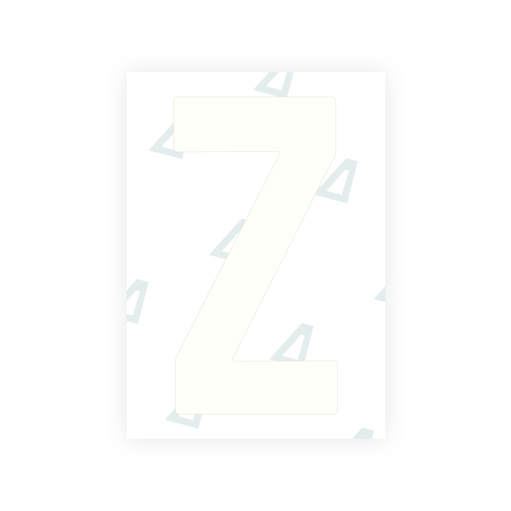 Alite Nanofilm for Ireland license plates - Symbol "Z"
