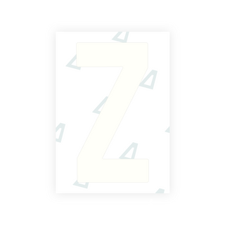 Alite Nanofilm for Ireland license plates - Symbol "Z"